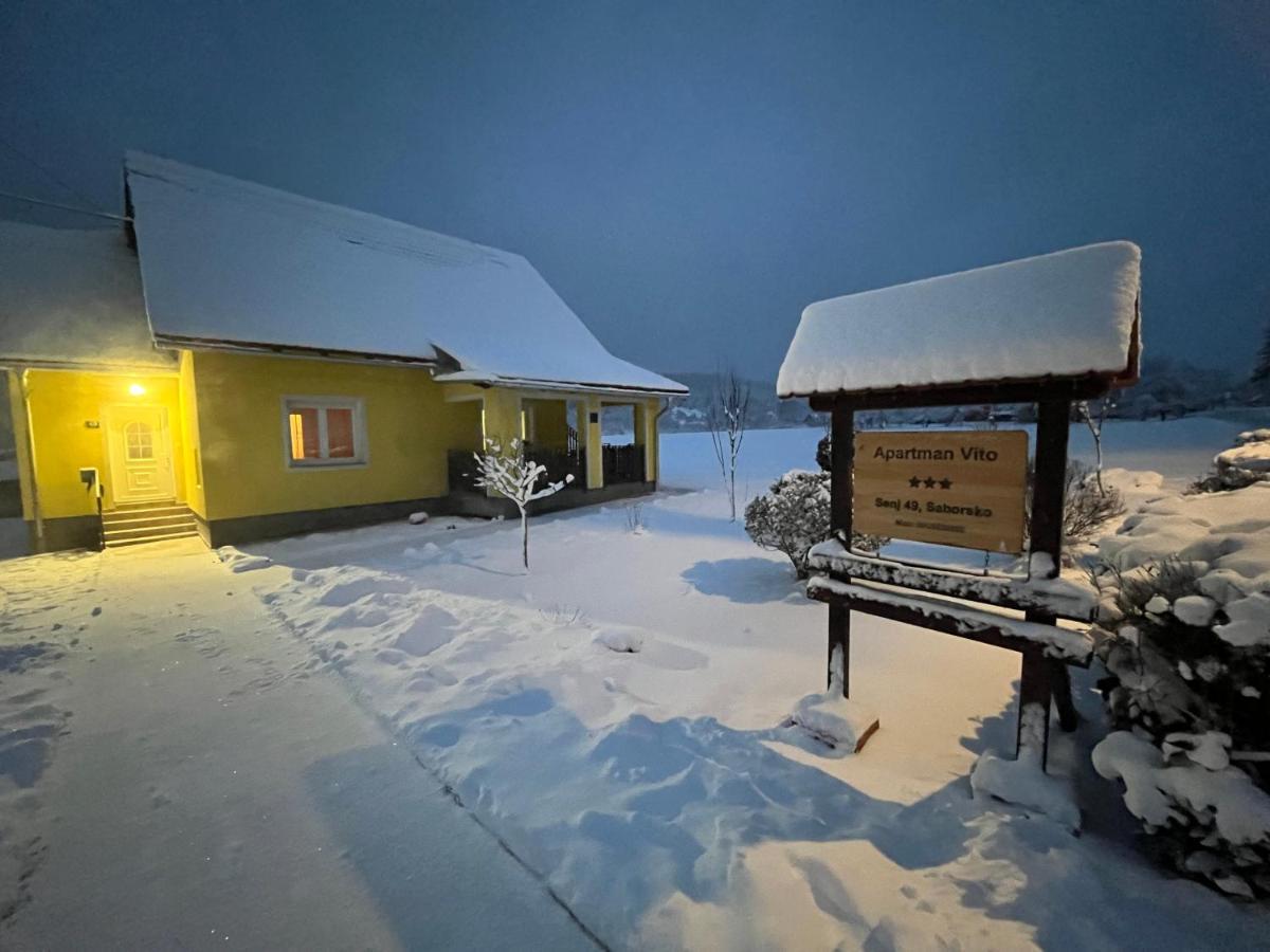 Apartman Vito Saborsko Exteriör bild